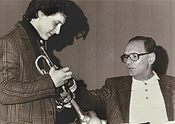 Mauro Maur & Ennio Morricone in sala di registrazione.jpg