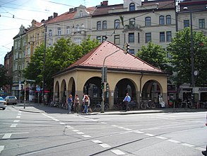 Max-Weber-Platz U-Bahn-Abgang