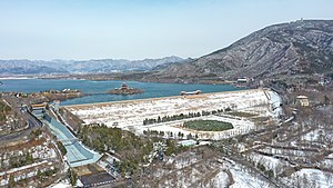 Ming Tombs Reservoir after snow, Changping.