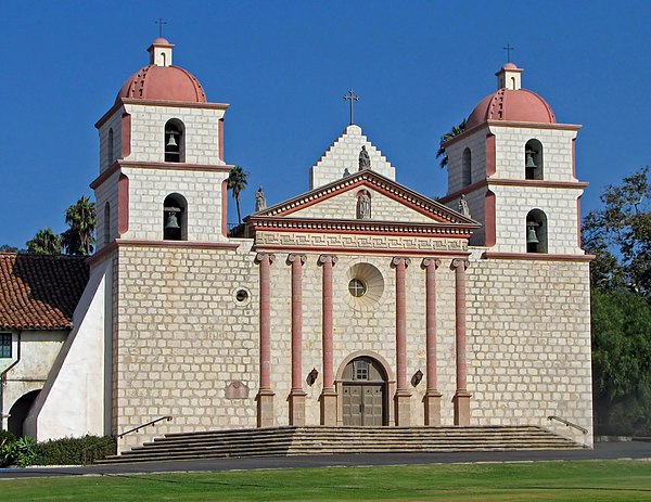 De Santa Barbara-missie was het eerste bouwwerk in Californië dat als National Historic Landmark werd aangewezen.