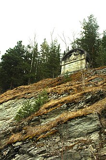 Monument in Otta over the battle site Monument over the Battle of Kringen.jpg