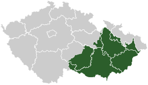 Moravie en Czechland.svg