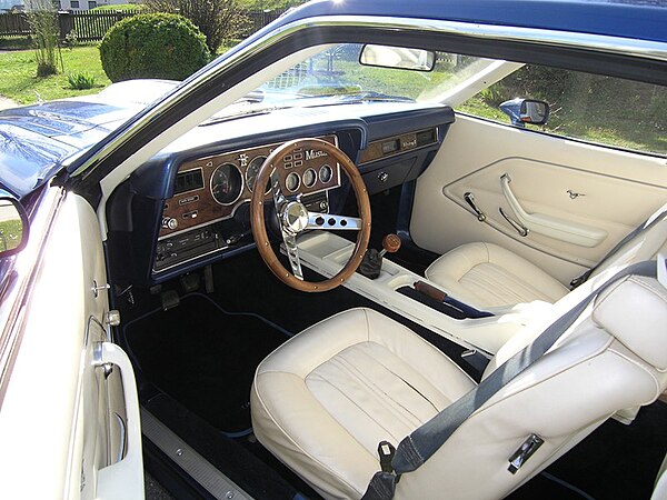 1974 Mustang II interior