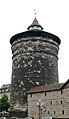 Nürnberg, Spittlertorturm "rotes Q"