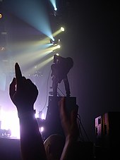 North smashing his guitar during a Nine Inch Nails performance in Philadelphia NIN PHILLY 00031.JPG