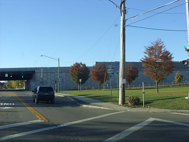 NY 415 north at I-86 and NY 17 in Corning