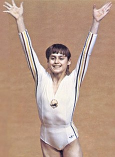 Надзя Каманэчы на Алімпіядзе 1976 року