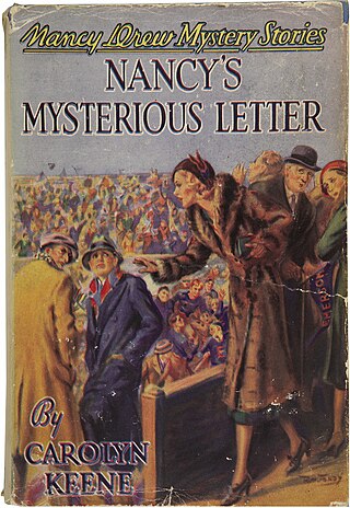 <i>Nancys Mysterious Letter</i> Nancy Drew 8, published 1932