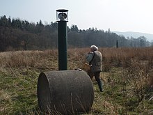 One of several gas vents at Nantmel landfill Nantmel landfill gas vent.JPG