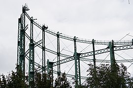 Nechells gasometer demolition 2015 -61