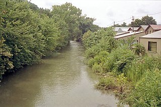 New Creek river in the West Virginia, United States