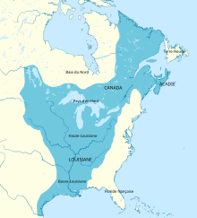 New France Colonies Map.svg