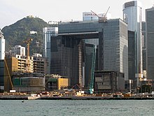 Central Government Complex, Tamar under construction in March 2011. New Govn Headquarters Site 201103.jpg