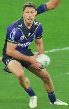 Meaney in action for Melbourne Storm Nick Meaney 2022.jpg