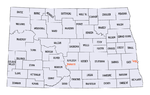 Miniatuur voor Lijst van county's in North Dakota