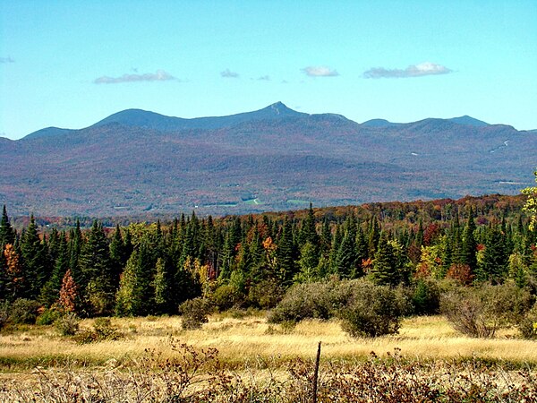 Jay Peak, located at the northern end of the Green Mountains in Vermont