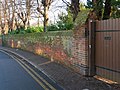 Nineteenth-century wall around Red House in Bexleyheath. [297]