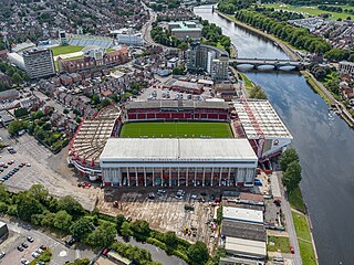 <span class="mw-page-title-main">City Ground</span> Football stadium in Nottinghamshire, England