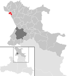 Oberndorf bei Salzburg – Mappa
