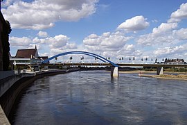 The Oder bridge linking Frankfurt with Słubice
