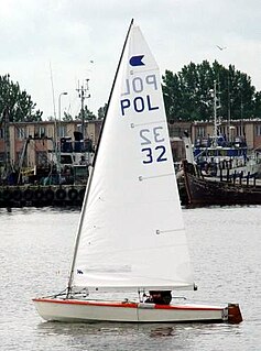 OK (dinghy) type of racing sailboat