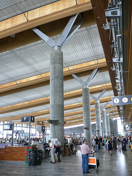 Oslo Airport, Gardermoen, Norway's main airport.