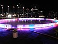 Rink of Dreams at night