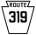 Marqueur de la route 319 de Pennsylvanie