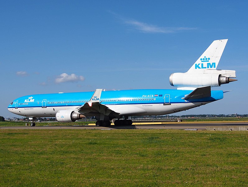 File:PH-KCB KLM Royal Dutch Airlines McDonnell Douglas MD-11 - cn 48556 taxiing 19july2013 pic10.JPG