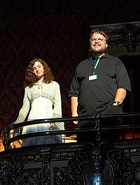 Ivana Baquero and Guillermo del Toro at the Elgin Theatre in Toronto