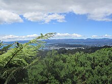 View of Wellington from Zealandia Panorama Wellingtona.jpg