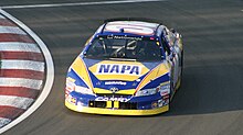 Carpentier in the qualification for the 2010 NAPA Auto Parts 200 at the Circuit Gilles Villeneuve in Montreal Patrick Carpentier NAPA 200 - 2.jpg