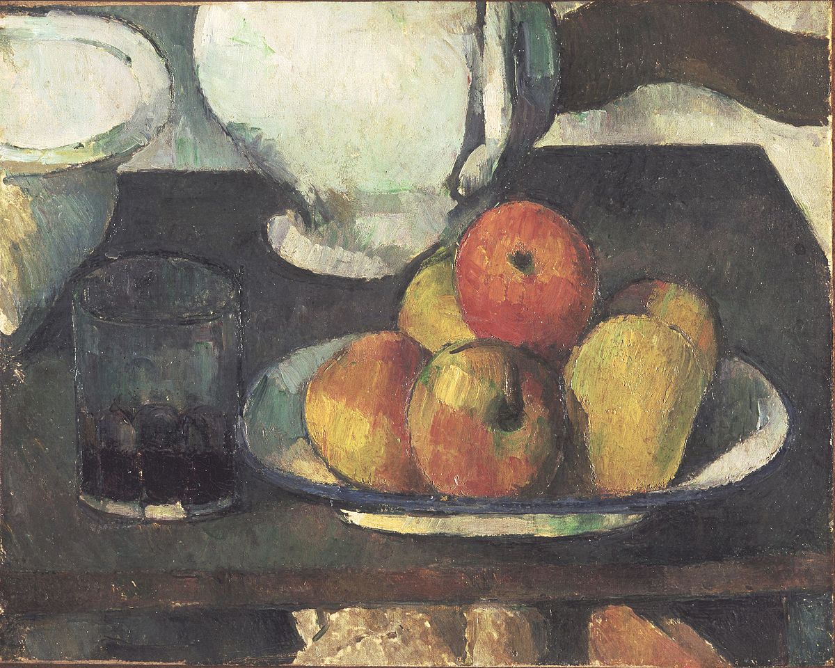 世界名画 ポール・セザンヌPaul Cézanne 「チェストのある静物」-