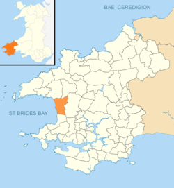 Pembrokeshire Wales communities - Nolton and Roch location.png