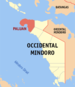 Localisateur de Ph occidental mindoro paluan.png