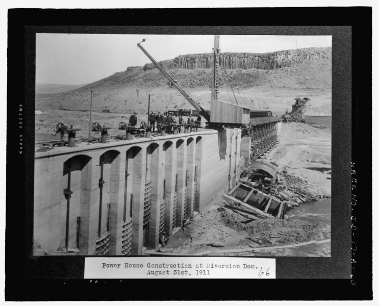 File:Photographic copy of photograph, Walter Lubken, photographer, 31 August 1911 (original print located at U.S. Bureau of Reclamation Pacific Northwest Regional Office, Boise, HAER ID,1-BOISE.V,1-A-63.tif