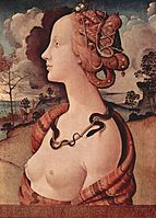 p. 707: Simonetta Vespucci by Piero di Cosimo (c. 1515).