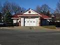 Pine Street fire station of the Lowell Fire Department, located at 273 Stevens Street, Lowell, Massachusetts. East (front) side of building shown.