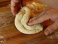 Step 3: Use your hands to knead the dough