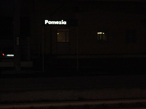 Pomezia railway station