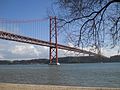 Ponte del 25 Aprile a Lisbona