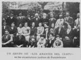 "Los Amantes del Campo", visita jardines Puentedeume Jul-1928