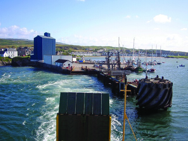 Port Ellen pier on Islay was officially opened by CMAL in August 2012