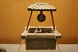A pottery model of a well from the Han dynasty (202 BC – AD 220)