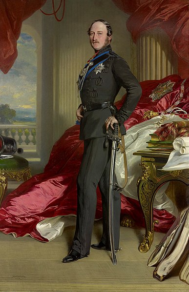 Prince Albert was awarded the title Prince Consort in 1857 by his wife, Queen Victoria.