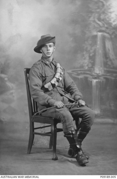 File:Private Clifton Henry James Hoad. Killed in action at Khuweilfe on 5-Nov-1917 - P09189.005.jpg