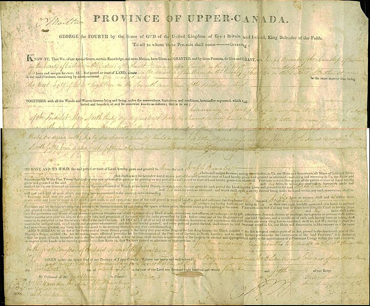 File:Province of Upper-Canada land deed.jpg