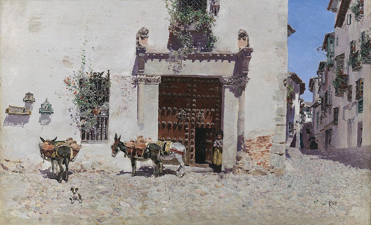 extraño Competir Yogur Archivo:Puerta de una casa en Toledo, por Martín Rico.jpg - Wikipedia, la  enciclopedia libre