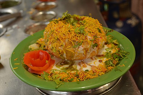 Raj Kachori, popular street food