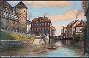 Raphael Tuck & Sons Oilette Serie Hannover 630B Hannover. Leineufer mit Beginenturm Bildseite.jpg